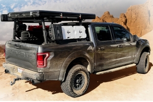 Overland Vehicle Systems Freedom Rack w/ Cross Bars and Side Supports - For 6.5ft Truck Beds