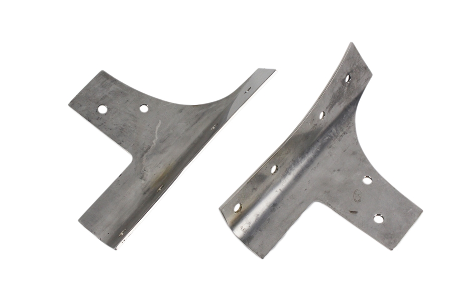 Kentrol Windshield Support Set - Polished Silver  - JK 