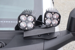 LOD Black Ops Double A-Pillar Base Light Mount - Black - Bronco 2021+