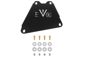 EVO Manufacturing Transmisson and Oil Connection Skid Black - JK 2007-11