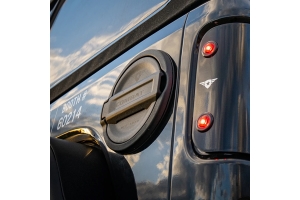Combat Off Road Fuel Door Cover - Black Satin - JL