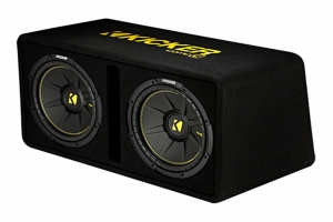 Kicker CompC Dual 12-Inch Subwoofer Enclosure 