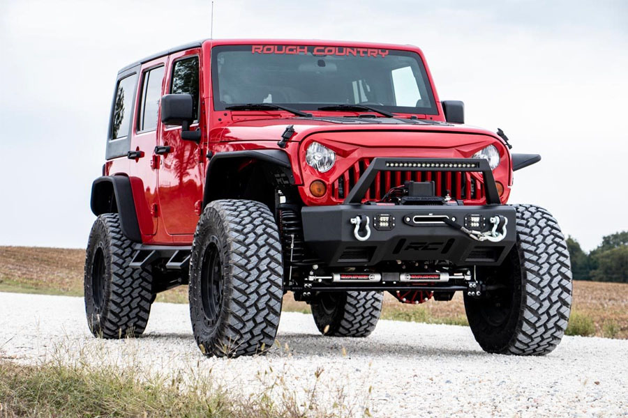 Rough Country Angry Eyes Replacement Grille - JK