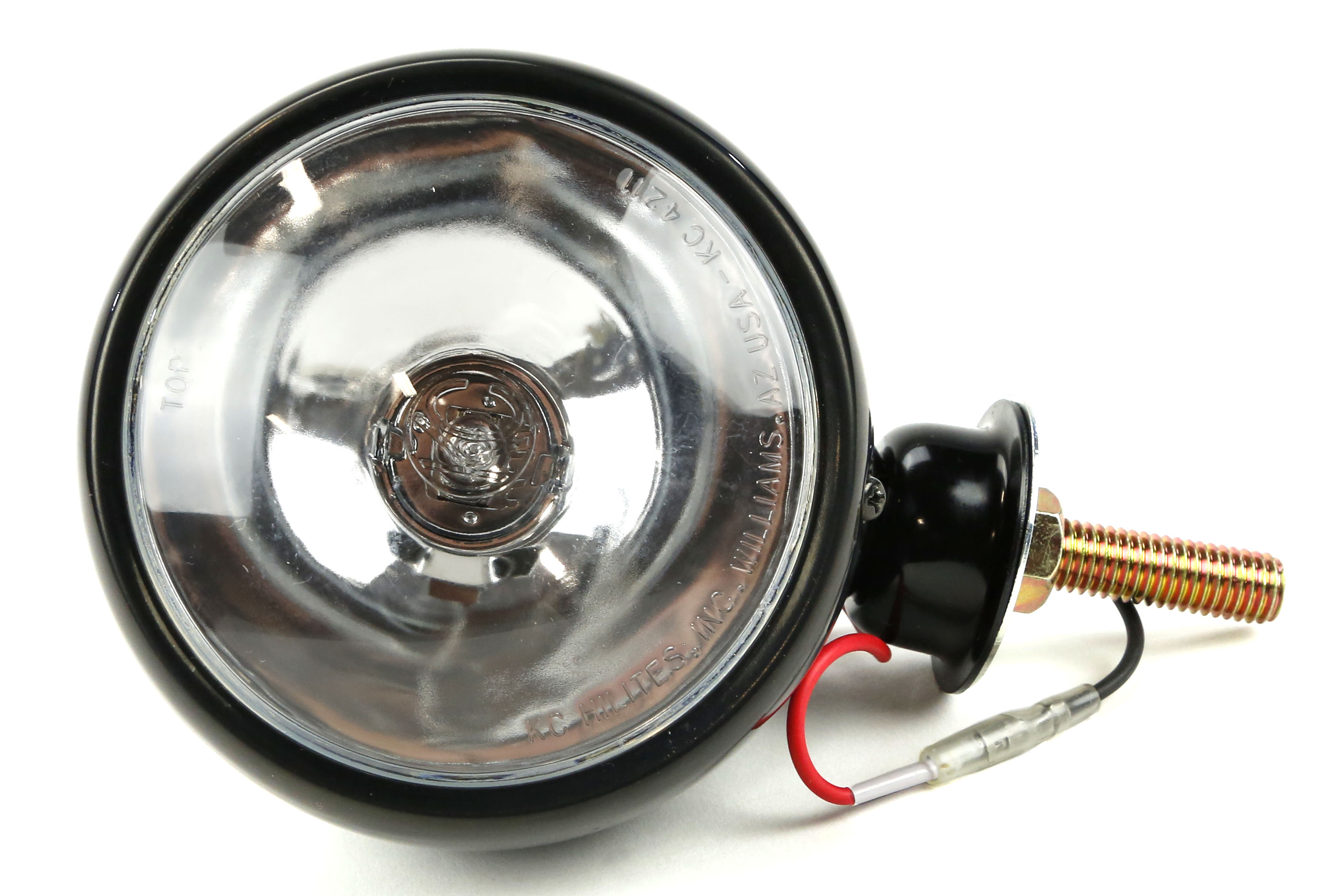 KC HiLites Black Chrome 5in Round LG Ring Light Kit