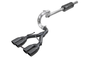 AFE Power Rebel Series 2.5in Cat-Back Exhaust System w/ Black Tip  - JL 3.6L