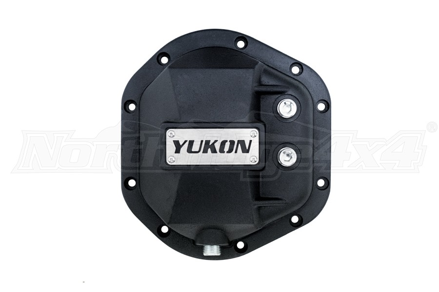 Dokili Black Hardcore Differential Cover with HIGH STRENGTH Steel Cover Bolts Fits for Wrangler JK YHCC-D44 