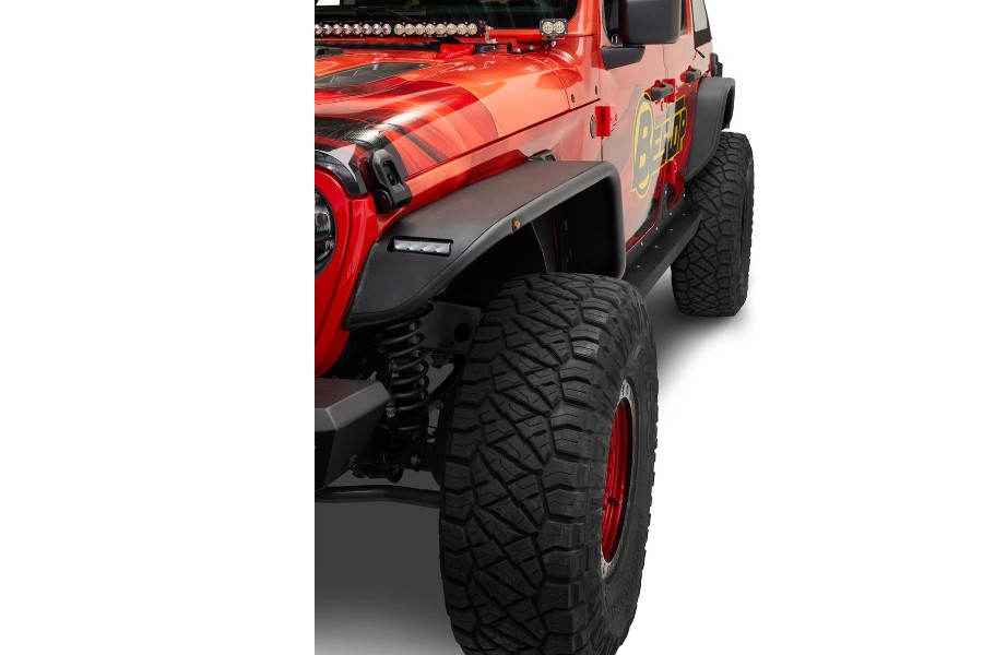 Bestop Granite Series Front Inner Fender Liners - Black - JT/JL