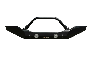 LOD Destroyer Full-Width Front Bumper w Bull Bar, Black Powder Coated  - JT/JL 