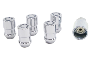 McGard 1/2-20 Cone Seat Wheel Locks, Chrome 5 pieces