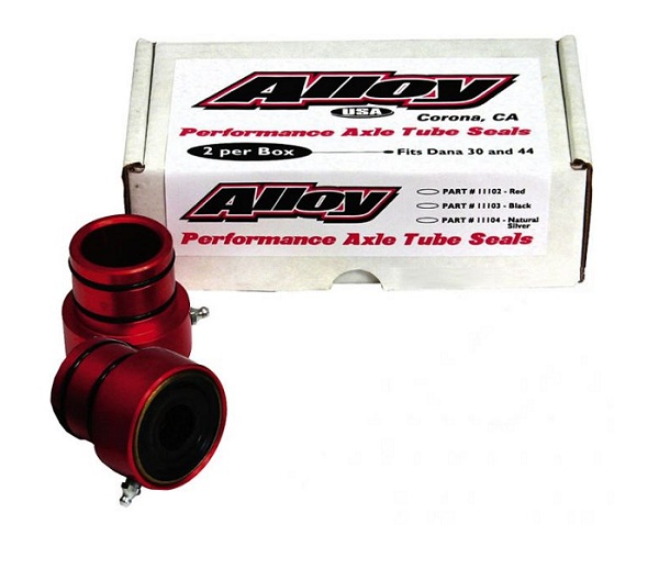 Rugged Ridge Axle Tube Seals Red - LJ/TJ/YJ