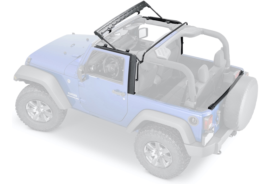 Steinjager Fastback Slant Back Soft Top Full Kit  - TJ 
