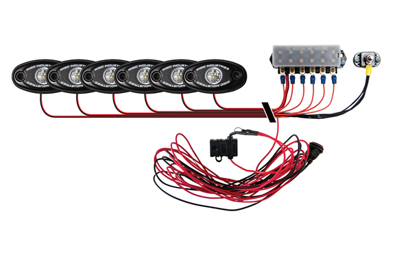 Rigid Industries Brandon Palaniuk A-Series Deck Light Kit 6 Cool White