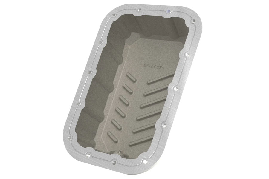 aFe POWER Street Series Engine Oil Pan Raw w/ Machined Fins - JK 3.6L