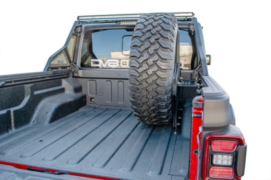 DV8 Offroad Stand Up Spare Tire Mount - JT