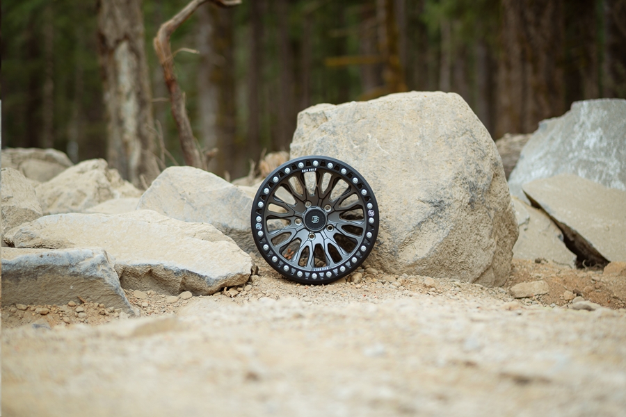 Baja Built RENEGADE Cast Beadlock Wheel, 17x9 5x5 -12mm - Satin Graphite - JT/JL/JK