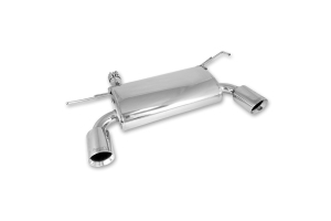 Rugged Ridge Axle Back Exhaust System, Stainless Steel - JK