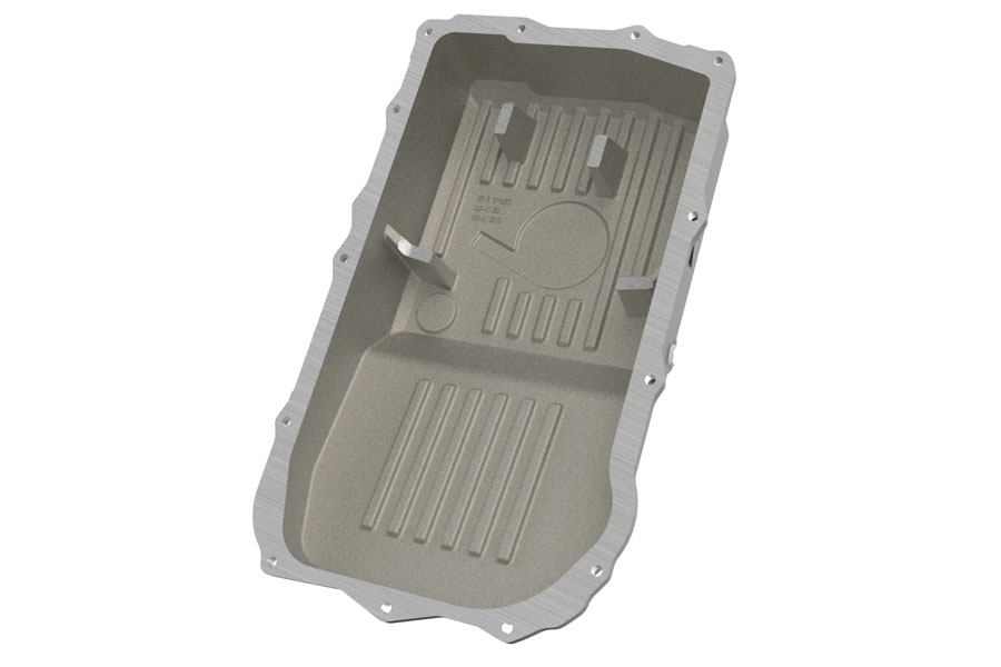 aFe POWER Pro Series Transmission Pan w/ Machined Fins - Black - JL 2.0/3.0L and 21-23 JT Diesel