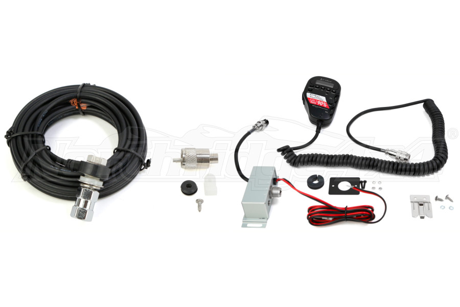Jeep JK CB Distrbuting Cobra 75Wxst CB w18 Coax Cable Firestik Package