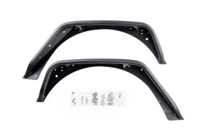 Combat Off Road Full Assault Rear Fender Kit - Black Aluminum  - JK