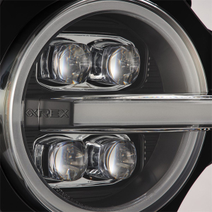 AlphaRex NOVA-Series LED Projector Headlights, Pair - Black - Bronco 2021+