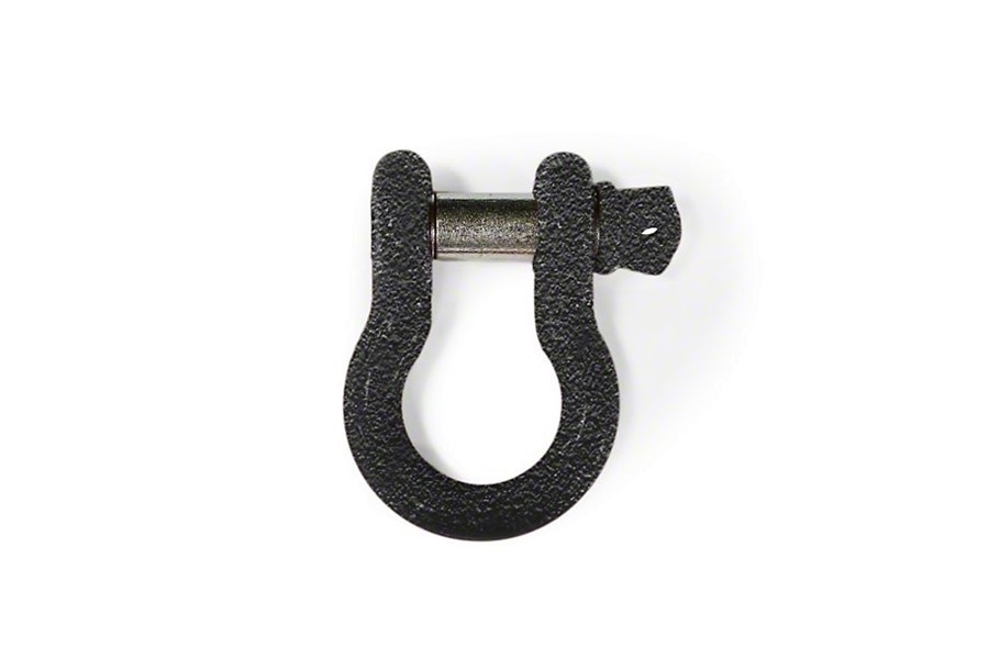Steinjager 3/4in D-ring Shackle - Texturized Black   - JK