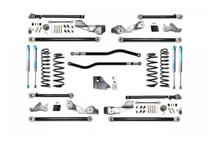 Evo Manufacturing 4.5in High Clearance Plus Long Arm Lift Kit w/ King 2.0 Shocks - JL Diesel 