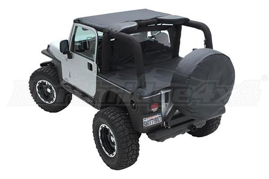 Jeep TJ Smittybilt Standard Soft Top Black Diamond - Jeep Rubicon 2003-2006  | 93335|Northridge4x4