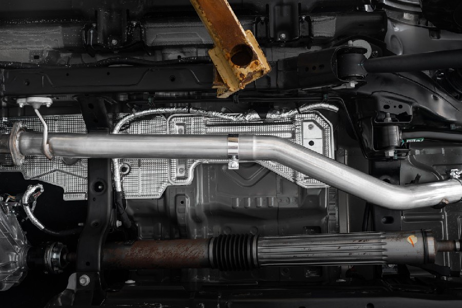 MBRP Cat-Back Single Side Exit Exhaust, T304 Stainless Steel - Bronco 2021+