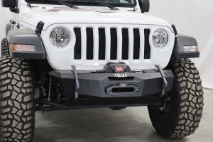 LOD Black Ops Stubby Winch Front Bumper - Black  - JT/JL/JK