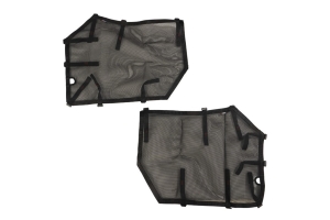 Rugged Ridge Front Fortis Tube Door Cover Set - Black  - JK