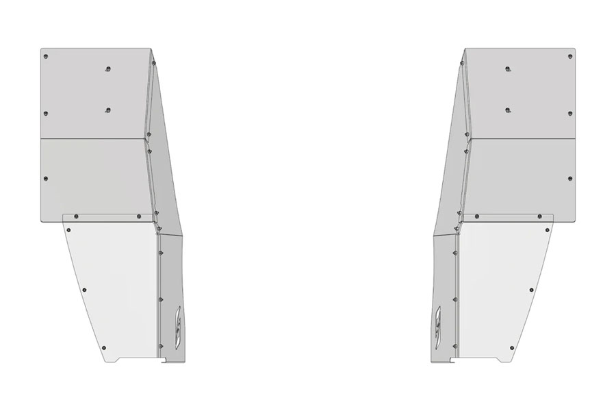 Motobilt Crusher Blank Inner Fender Kit - TJ/LJ