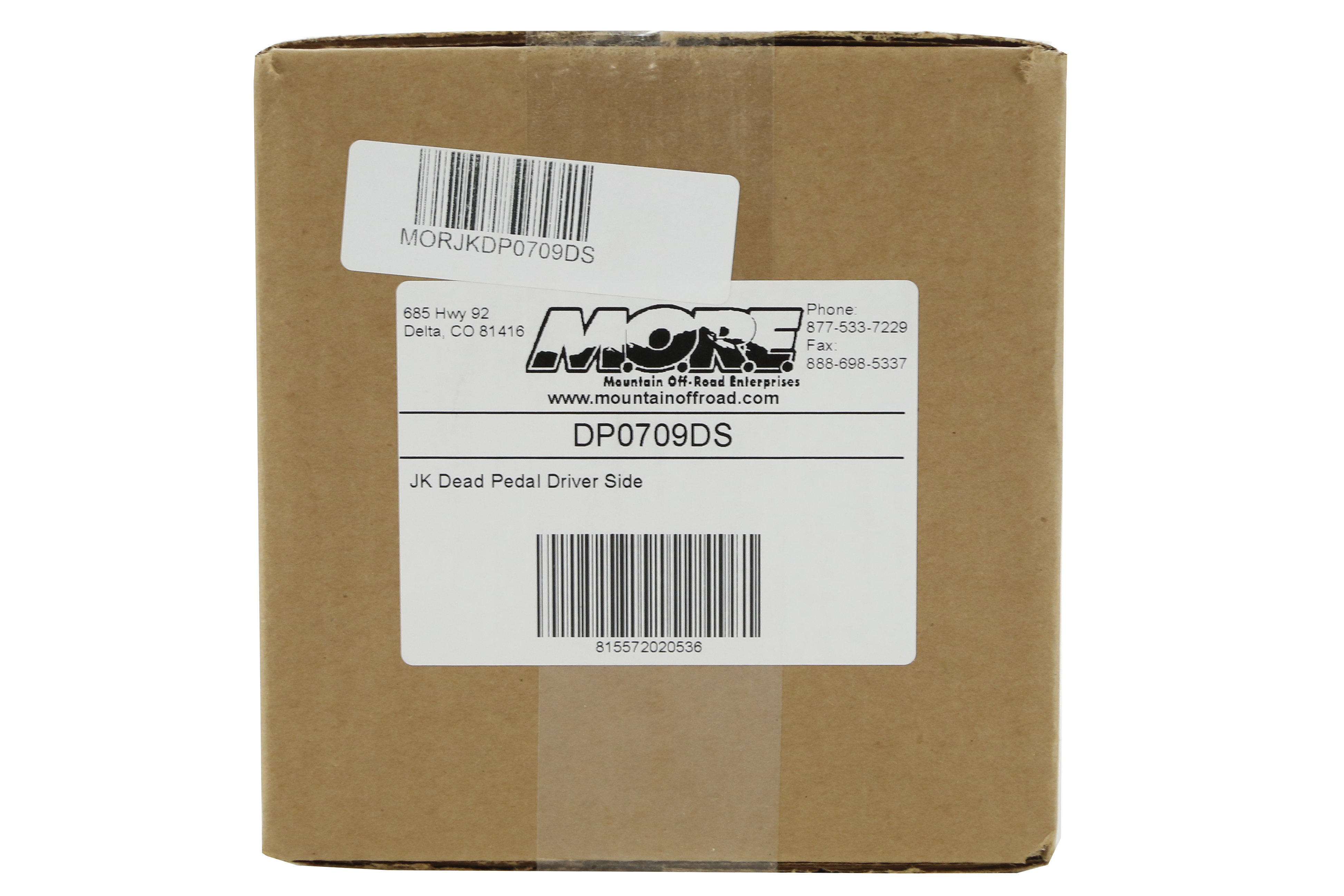 M.O.R.E Dead Pedal Drivers Side - JK