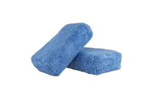 Chemical Guys Premium Grade Microfiber Applicator Blue - 2 Pack