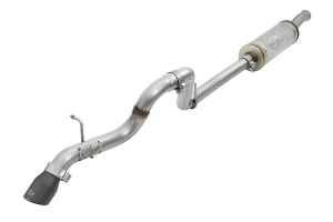 AFE Power MACH Force-Xp Hi Tuck 2.5in Cat-Back Exhaust System, Black Tip - JL 4dr 3.6L