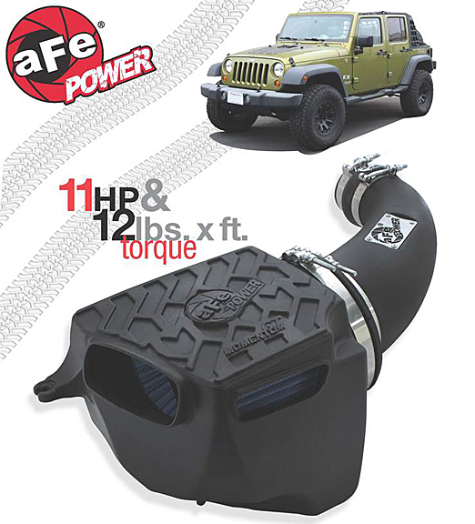 aFe POWER Momentum GT Cold Air Intake System w/ Pro 5R Filter - 2007-11 JK