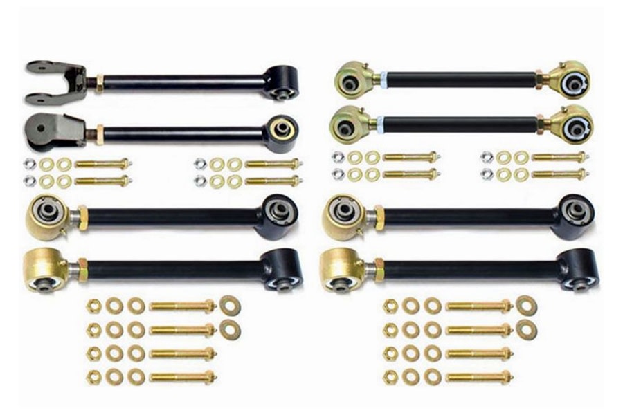 Jeep TJ RockJock Complete Johnny Joint Control Arms Set wDouble