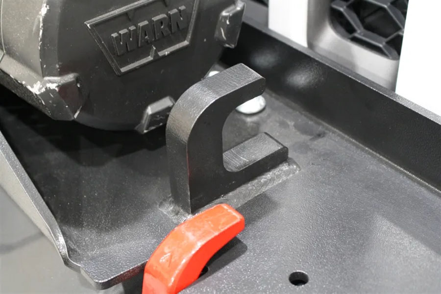 Rock Hard 4x4 Winch Plate for Factory Plastic Bumper - JL/JT