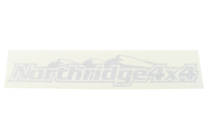 Northridge4x4 Sticker Silver 18in