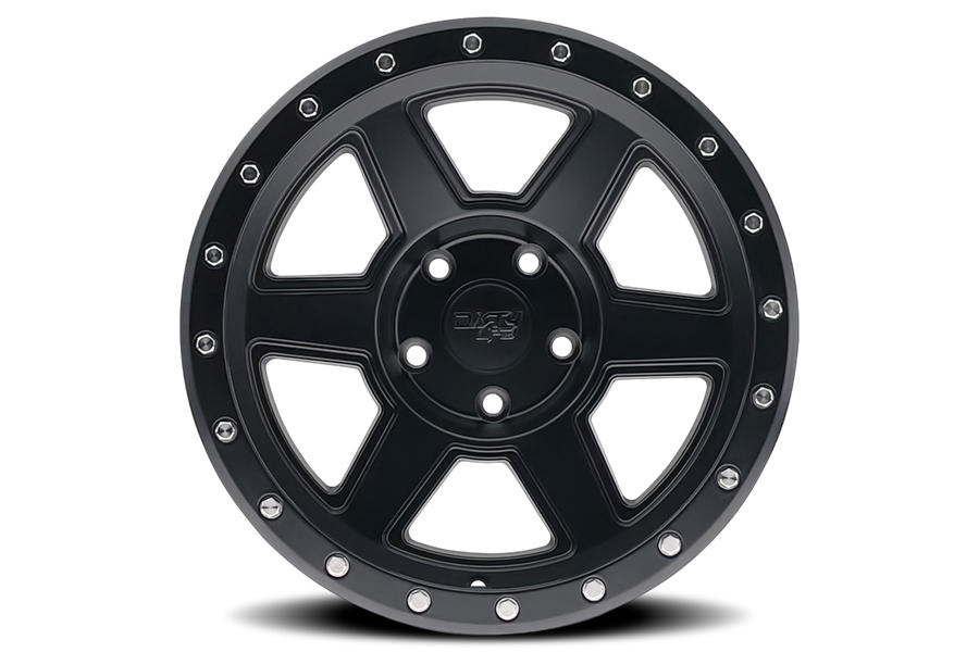 Dirty Life 9315 Compound Series Beadlock Wheel, 17x9 5x5 -38MM - Matte Black - JT/JL/JK