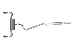 aFe Power Vulcan Series 2.5in Cat-Back Exhaust System - Carbon - Bronco Sport 2021+ 