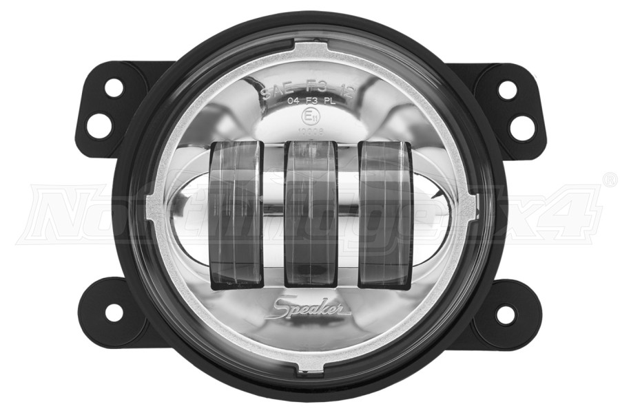Jeep JK JW Speaker Black wChrome Bezel Fog Light Jeep Rubicon 2007