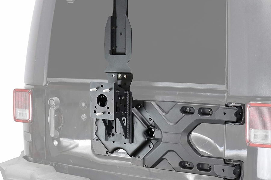 King 4WD Baumer Rear Tire Carrier Heavy Duty  - JK