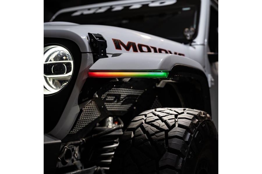 Quake LED HDX Slim DRL Fender Chop Kit - JT/JL Rubicon & Mojave