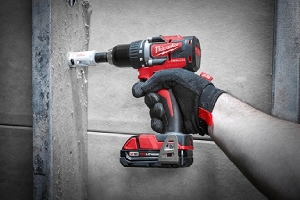 Milwaukee Tool M18 Compact Brushless Drill Driver Kit - Battery/Charger Included, 1/2in