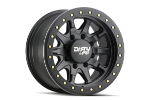 Dirty Life DT-2 9304 Series Beadlock Wheel, 17x9 8x6.5 -12mm - Matte Black