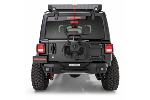 Go Rhino Rockline Rear Stubby Bumper - Textured Black - JK
