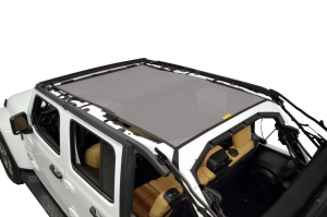 Dirty Dog 4x4 Sun Screen Safari length - Grey - JL 4DR