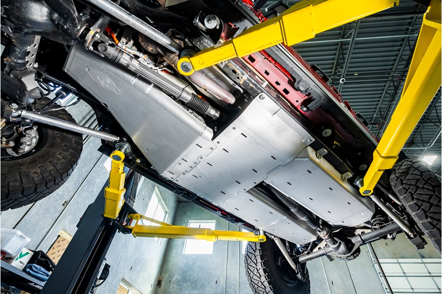 Artec Industries Bellypan Skid Plate w/ Power Pack & Exhaust Skids - JL 4XE
