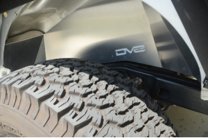 DV8 Offroad Aluminum Rear Inner Fendes Raw  - JK