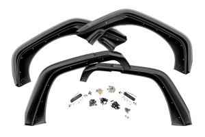 Rough Country High Clearance LED Flat Fender Flare Kit    - JK 